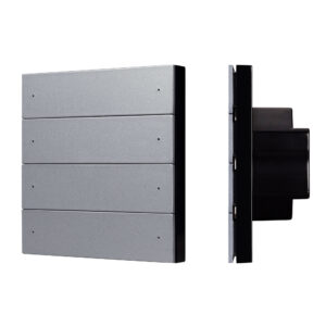 INTELLIGENT ARLIGHT Кнопочная панель SMART-ZB-801-22-1G-8SC-MULTI-IN Silver (230V) (IARL, IP20 Пластик, 5 лет)