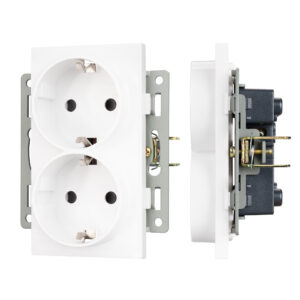 Механизм электрической розетки SCT-MEUD-PL-WH (250V, 16A) (Arlight, -)