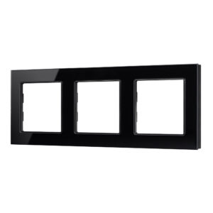 Рамка стеклянная FRM-GLARE-GS-3-BK (Arlight, -)