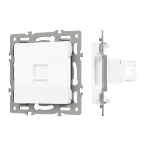 Механизм компьютерной розетки SCT-MPC1-PL-WH (RJ-45, CAT6) (Arlight, -)