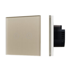 Выключатель сенсорный SWT-OMALI-S02-ZB-GD (250V, 10A, Zigbee) (Arlight, Стекло)