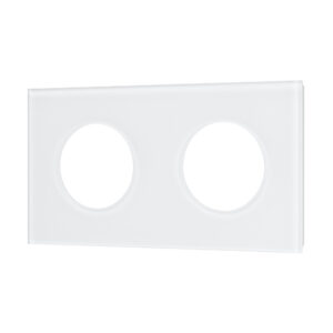 Рамка стеклянная FRM-GLARE-GC-2-WH (Arlight, -)