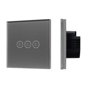 Выключатель сенсорный SWT-OMALI-S03-ZB-GR (250V, 10A, Zigbee) (Arlight, Стекло)