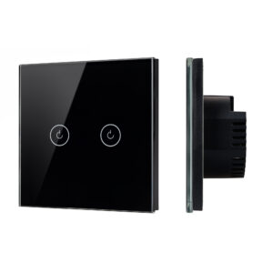 Выключатель сенсорный SWT-OMALI-S02-ZB-BK (250V, 10A, Zigbee) (Arlight, Стекло)