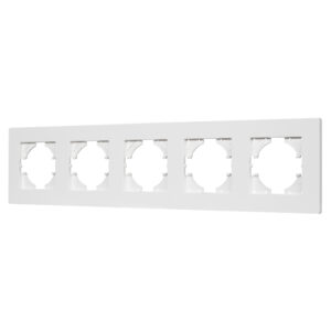 Рамка пластиковая FRM-PERIO-PL-5-WH (Arlight, -)