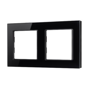 Рамка стеклянная FRM-GLARE-GS-2-BK (Arlight, -)