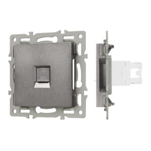 Механизм компьютерной розетки SCT-MPC1-PL-GR (RJ-45, CAT6) (Arlight, -)