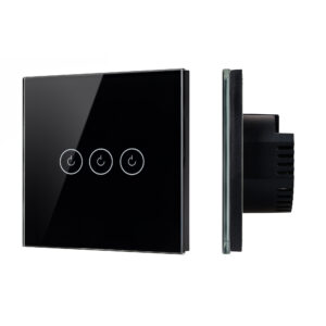 Выключатель сенсорный SWT-OMALI-S03-ZB-BK (250V, 10A, Zigbee) (Arlight, Стекло)