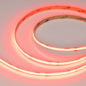 Лента COB-X480-8mm 24V Red (8 W/m, IP20, 5m) (Arlight, -)