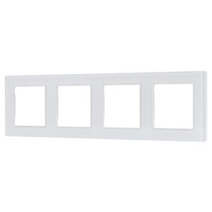 Рамка стеклянная FRM-GLARE-GS-4-WH (Arlight, -)