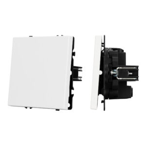 Механизм выключателя одноклавишный перекрёстный SWT-NOBE-MKX1-SFPL-WH (230V, 10A) (Arlight, -)