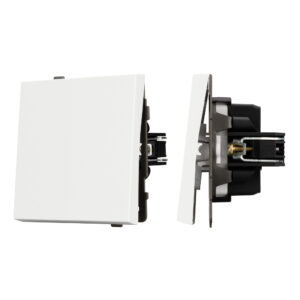 Механизм выключателя одноклавишный непроходной SWT-TENDO-MK01-SFPL-WH (230V, 10A) (Arlight, -)